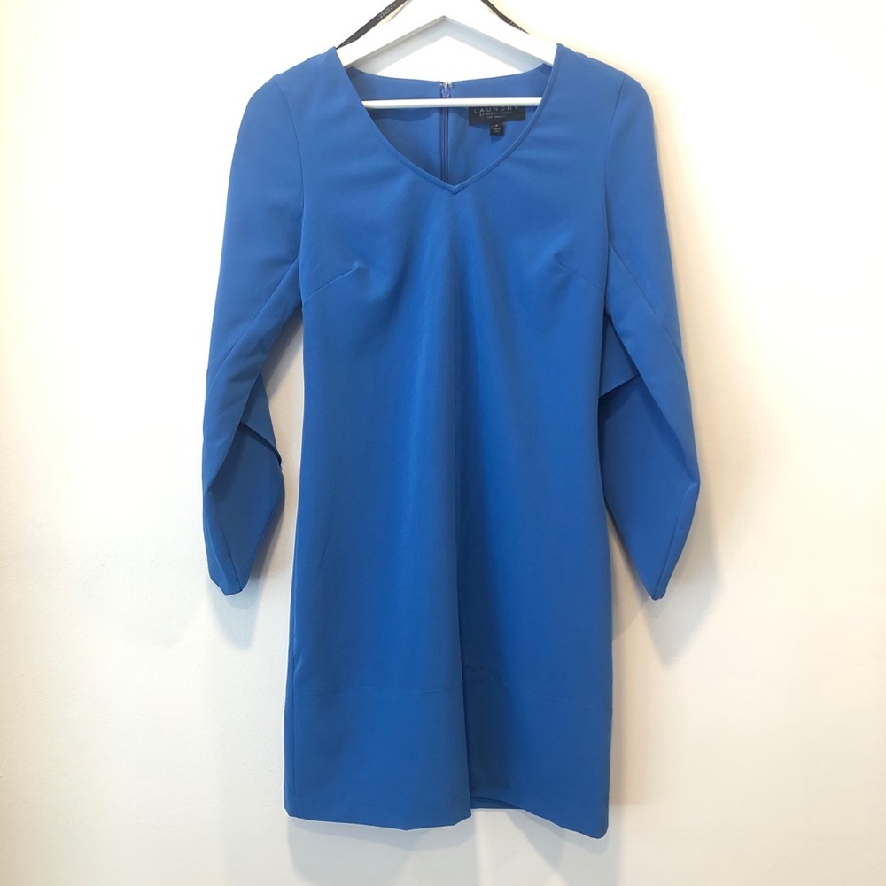 Laundry by Shelli Segal T-Body Tulip Sleeve Dress